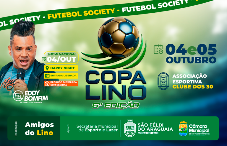 São Félix do Araguaia recebe a 6ª Copa Lino com grandes disputas e show nacional